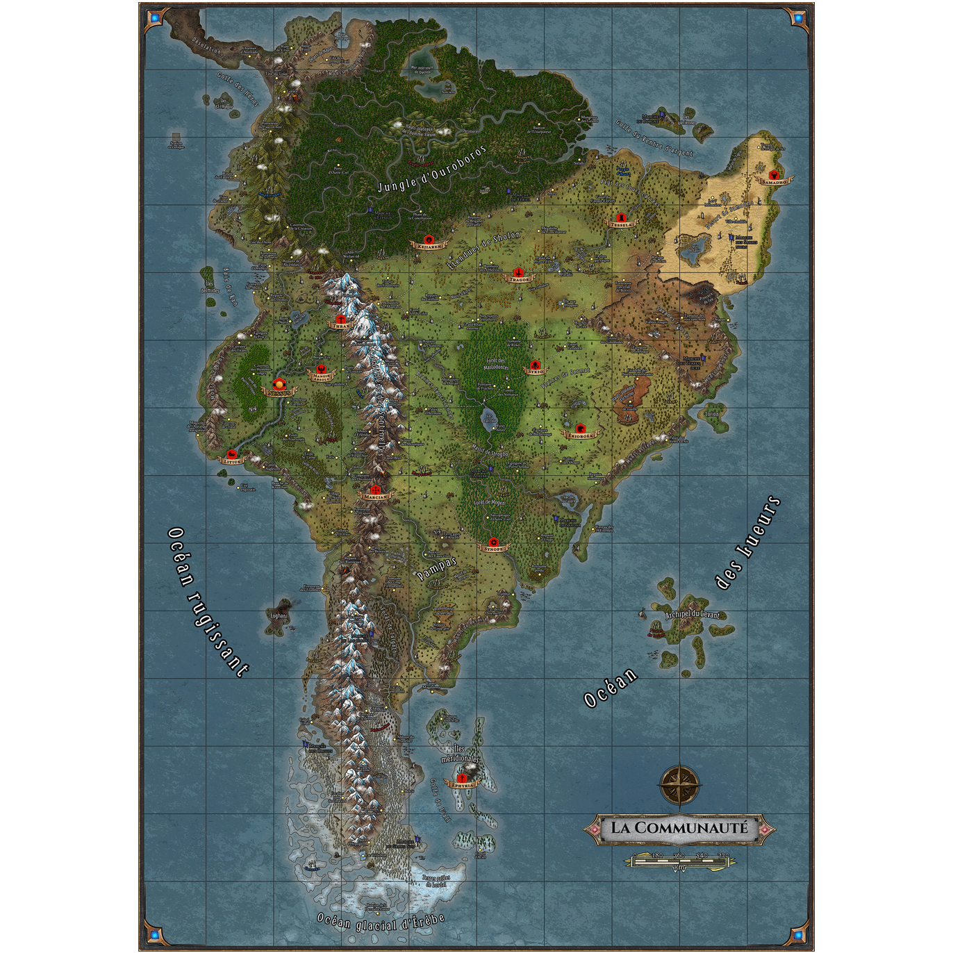 Carte de la Communauté – format A1