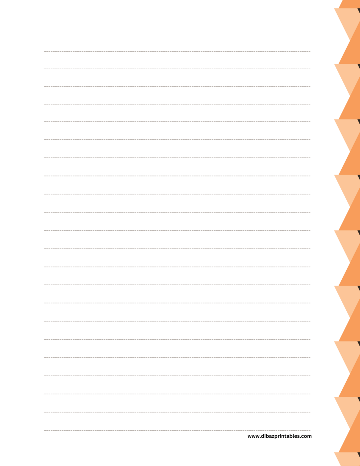 2 Writing Papers, Lined Writing Papers, Printable Stationery, Editable ...
