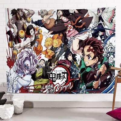 Tapestries Demon Slayer  Designs 150x100cm