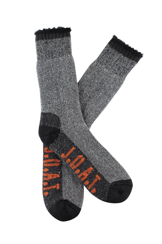 Jack of All Trades Men's Cotton Socks - Twisted Grey