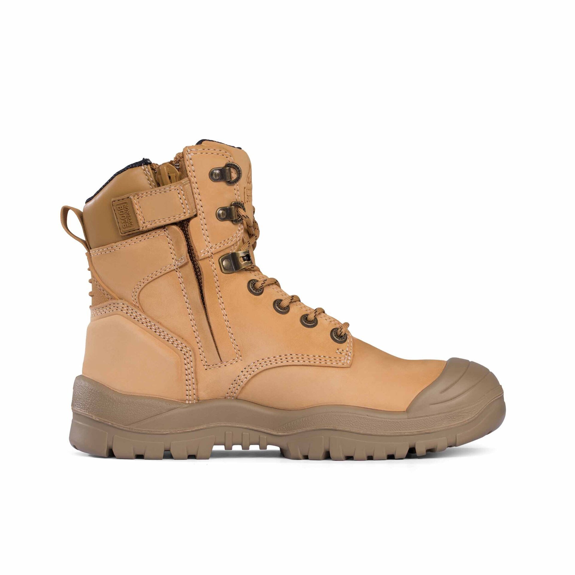 Mongrel 561050 High Zip Scuff - Wheat (Steel Cap)