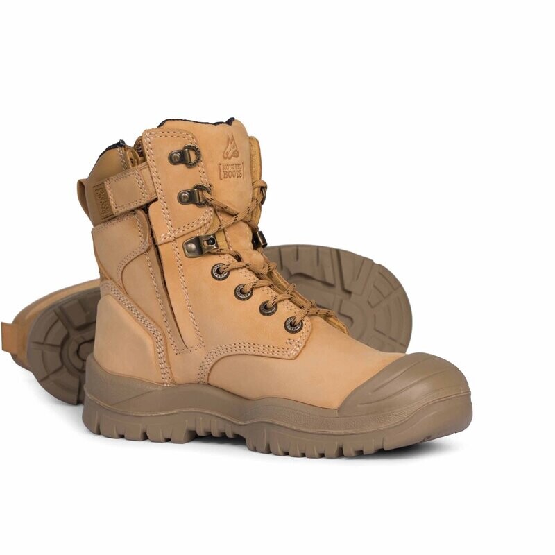 Mongrel 561050 High Zip Scuff - Wheat (Steel Cap)