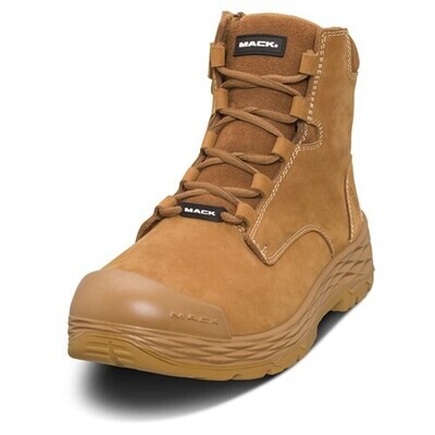 Mack | Force Zip-Up Safety Boot | Honey