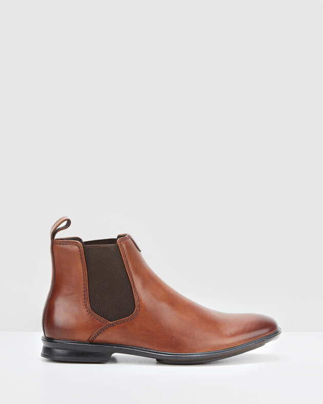 Hush Puppies Men's Chelsea - Tan Burnish