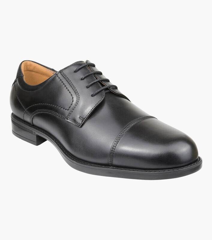 Florsheim Fairfield Cap Toe Derby - Black (Wide EEE) Florsheim Fairfield Cap Toe Derby - Black (Wide EEE)