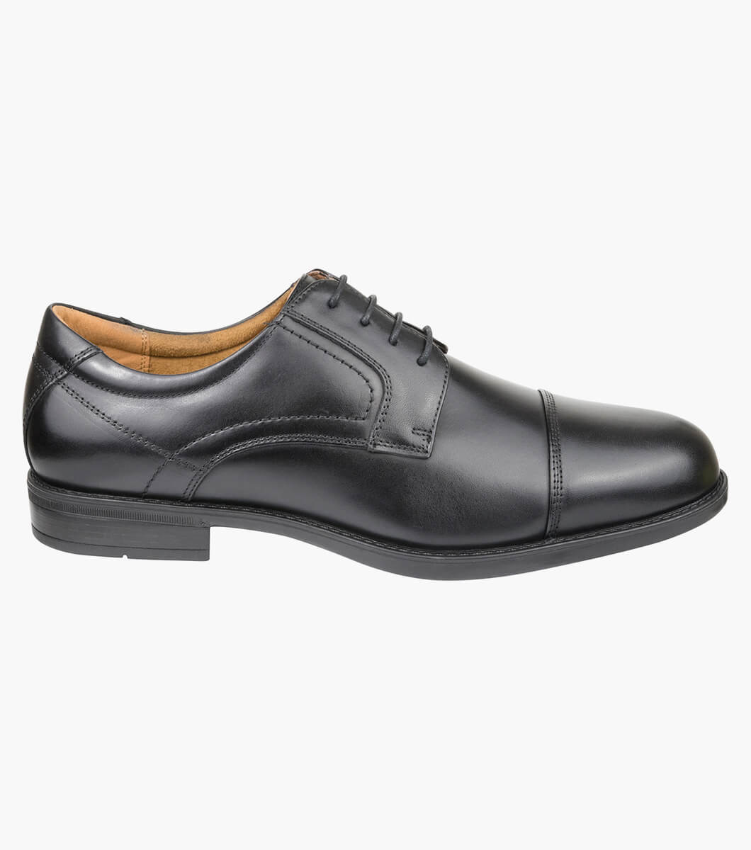 Florsheim Fairfield Cap - Black (Wide EEE)