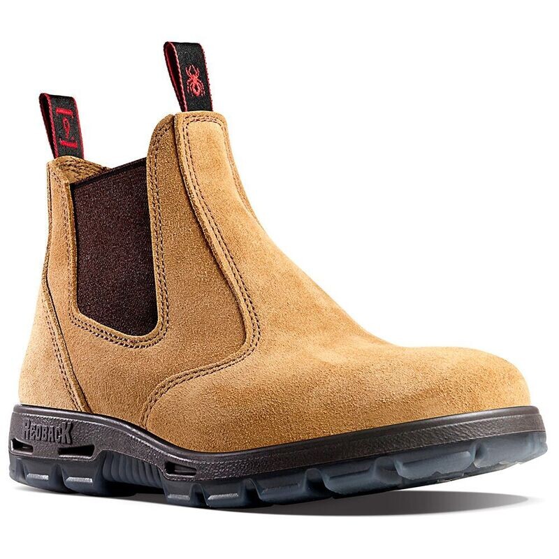 Redback USBBA Elastic - Suede (Steel Cap)
