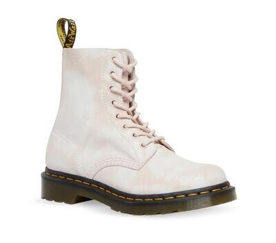 Dr Martens 1460 Pascal Tie Dye Printed Suede Shell Pink/White
