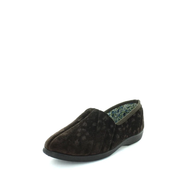 Panda Women's Slipper Ethany - Chocolate Embossed
