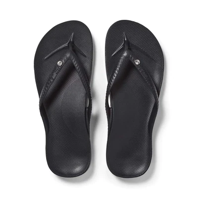 Archies Women's Thongs - Crystal Black