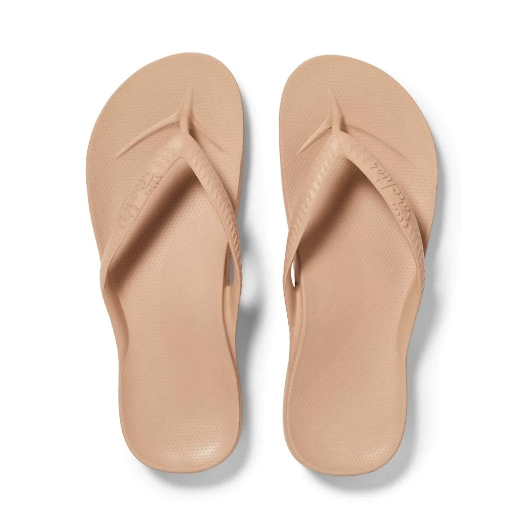 Archies | Arch Support Thongs | Tan