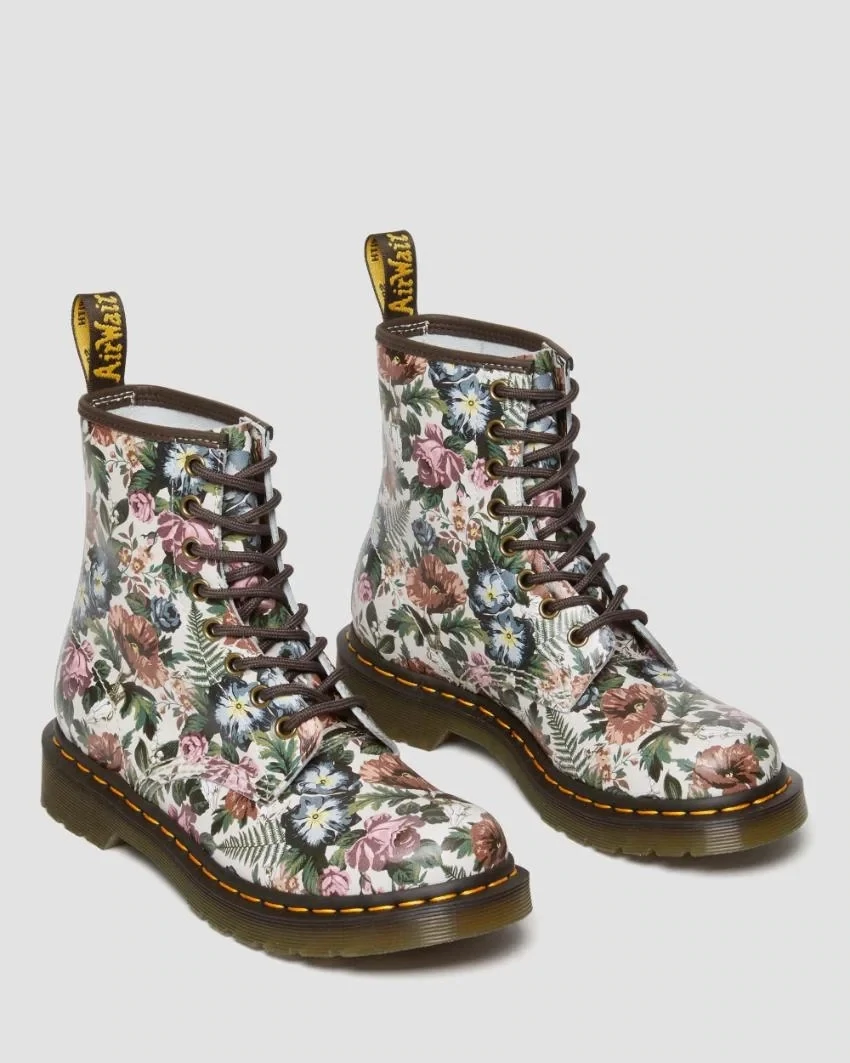 Dr. Martens 1460 W Floral Garden Print Backhand - Multi