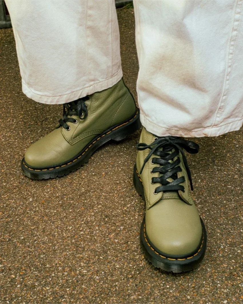 Dr Martens★1460 PASCAL VIRGINIA★MUTED OLIVE Pascal Muted Olive Virginia — Downes