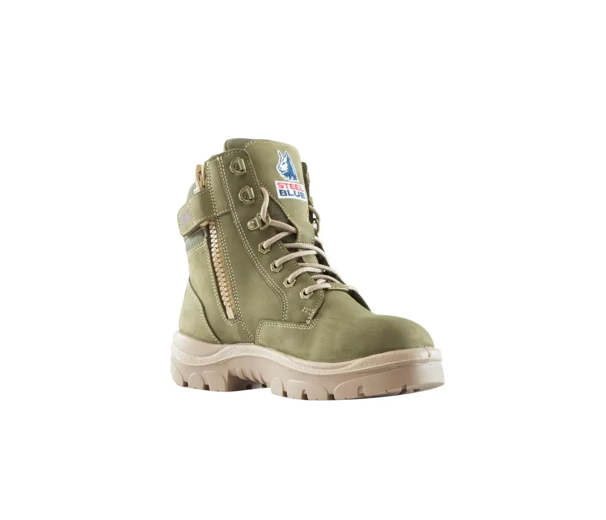 Steel Blue Women's Southern Cross Zip - Khaki