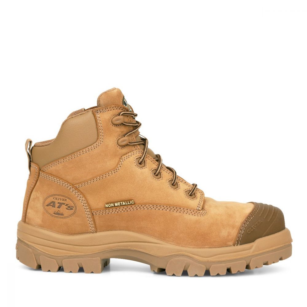 Oliver 45650Z Zip Scuff - Wheat (Composite Cap)