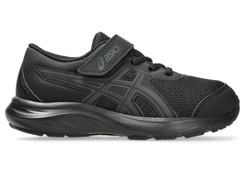 ASICS Kids Contend 9 PS - Black/Graphic Grey Velcro