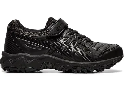 ASICS Kids Trigger 12 TX PS - Black/Black (Velcro)