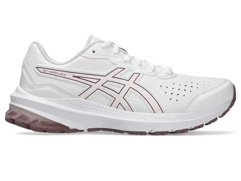 ASICS Women's GT-1000 LE 2 - White/Pale Pink (Wide D)