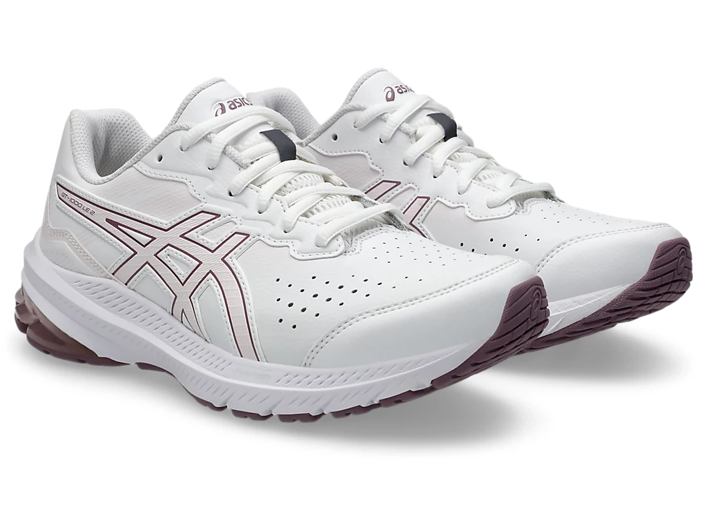 ASICS Women's GT-1000 LE 2 - White/Pale Pink (Wide D)