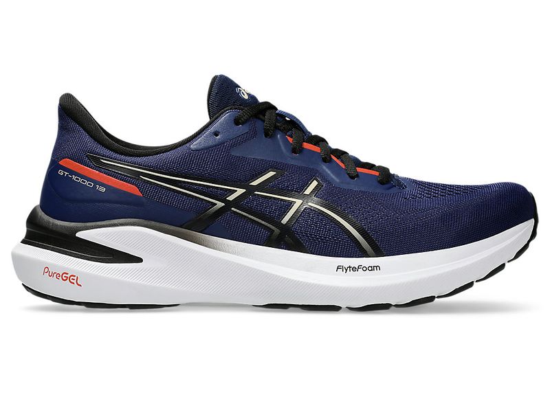 ASICS Men's GT-1000 13 - Blue Expanse/Feather Grey (2E)