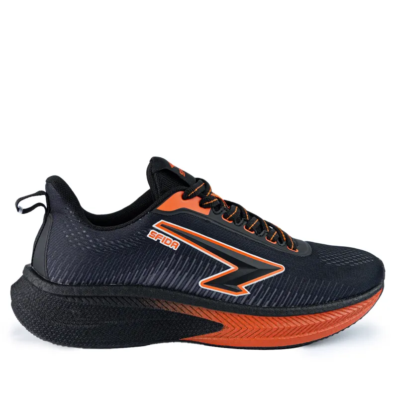 SFIDA Men's Zephyr - Black/Dark Orange