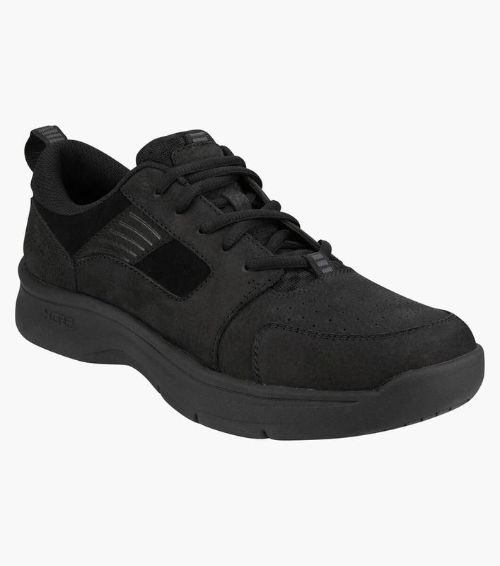 Florsheim Mac Mocc Ox - Black Tumbled (Wide EE)