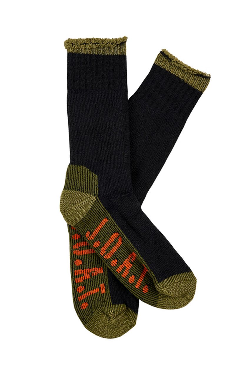 Jack of All Trades Bamboo Socks - Black/Khaki