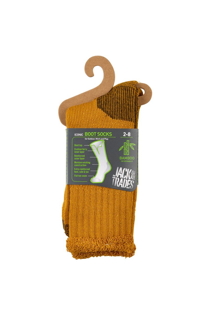 Jack of All Trades Bamboo Socks - Spice