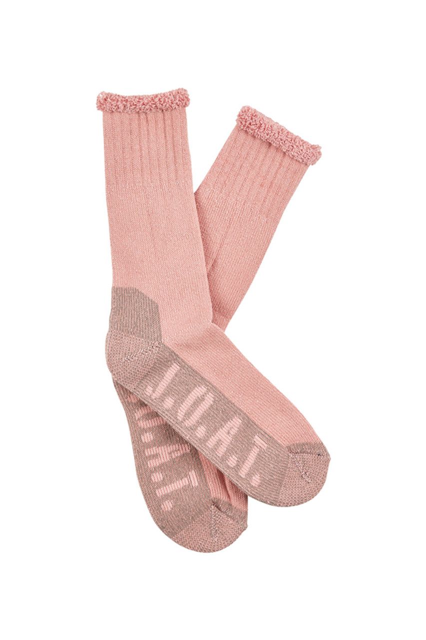 Jack of All Trades Bamboo Socks - Twisted Dusty Pink