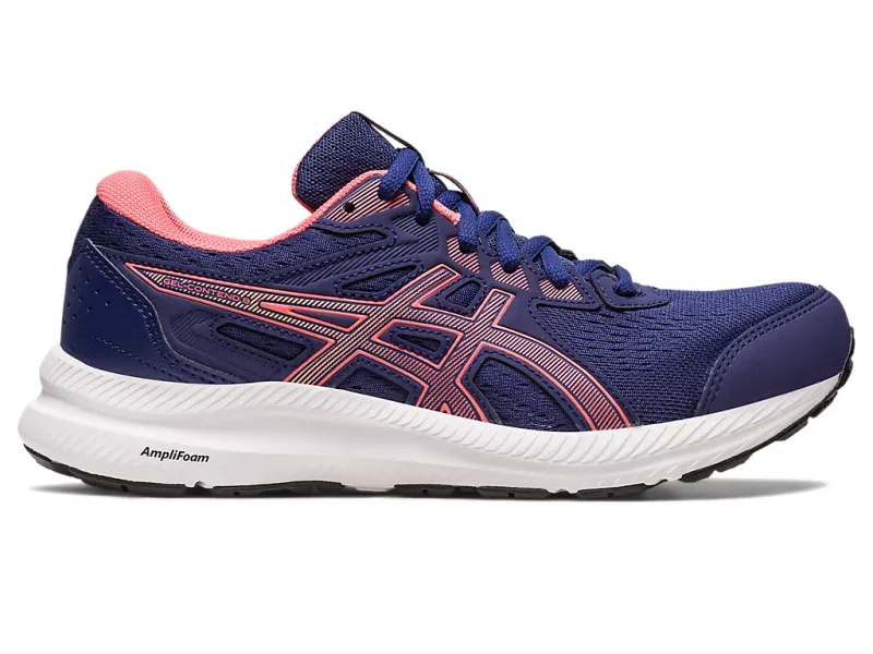 ASICS Women's Gel-Contend 8 - Indigo Blue/Papaya ASICS Women's Gel-Contend 8 - Indigo Blue/Papaya
