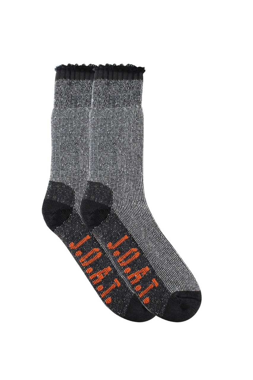 Jack of All Trades Cotton Socks 2 Pack - Twisted Grey