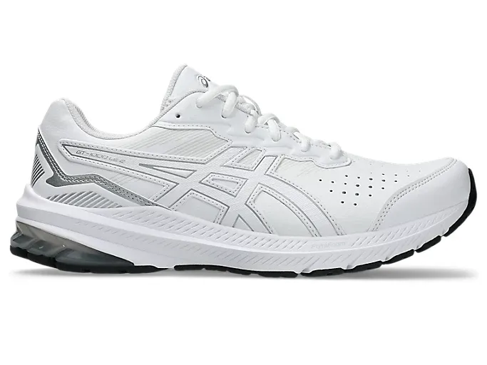 ASICS Men's GT-1000 LE 2 - White/Piedmont Grey (2E)