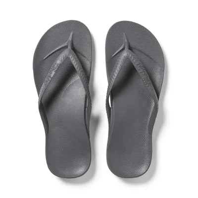 Archies Men's Thongs - Charcoal