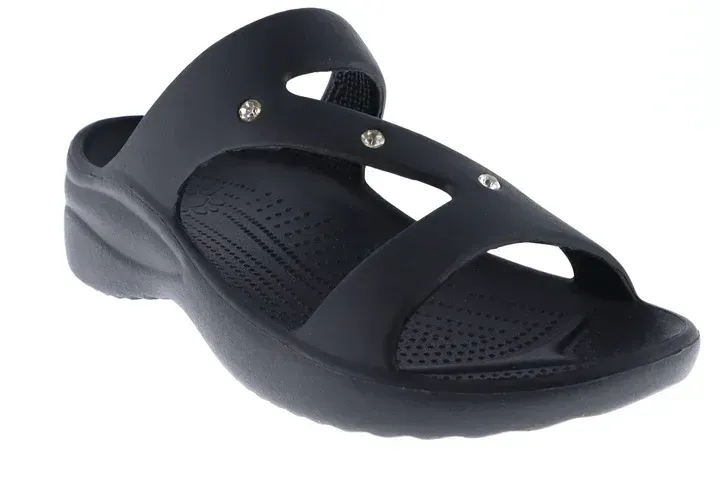 Dawgs Women's Z Sandal - Black Diamante