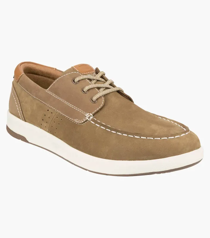 Florsheim Crossover Boat Shoe - Mushroom Nubuck (Wide EE)