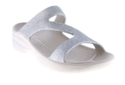 Dawgs Women's Z Sandals - Glitter Silver Dawgs Women's Z Sandals - Glitter Silver