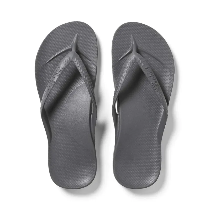 Archies Men's Thongs - Charcoal Archies Men's Thongs - Charcoal