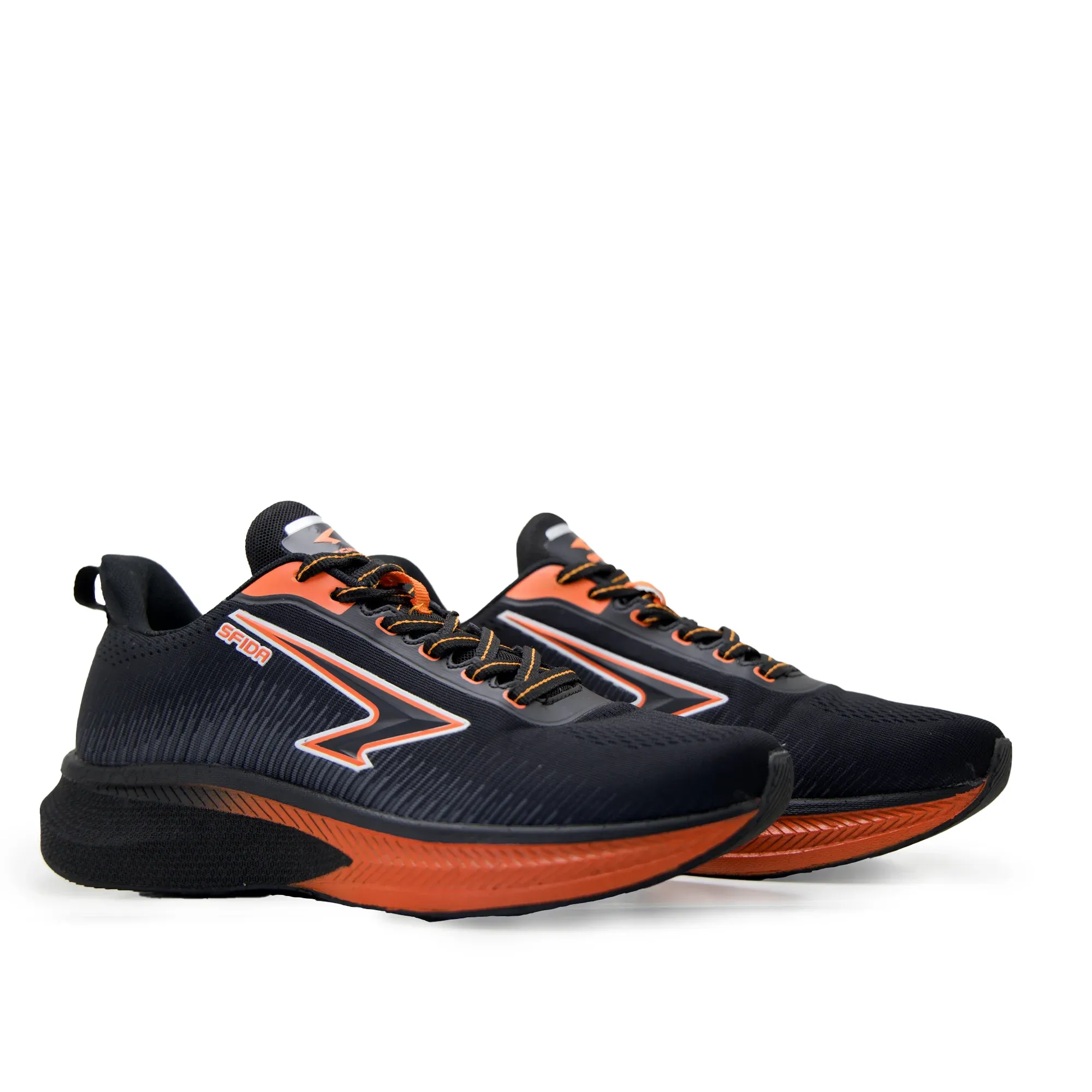 SFIDA Men's Zephyr - Black/Dark Orange
