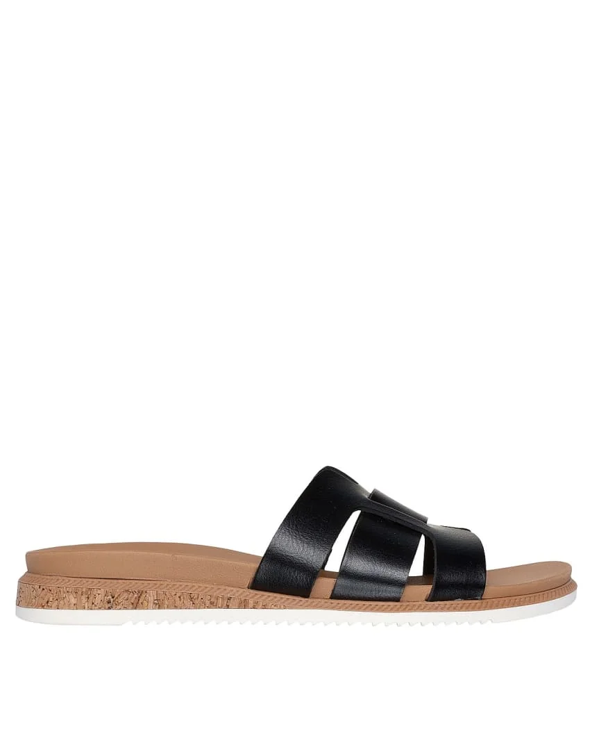 Skechers Women's BOBS Desert Kiss Low Peak Look - Black