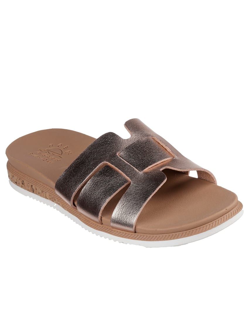 Skechers Women's BOBS Desert Kiss Low Peak Look - Rose Gold