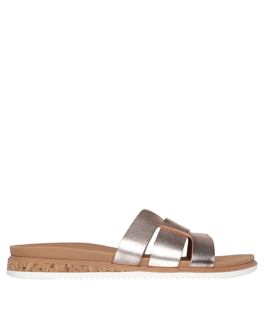 Skechers Women's BOBS Desert Kiss Low Peak Look - Rose Gold