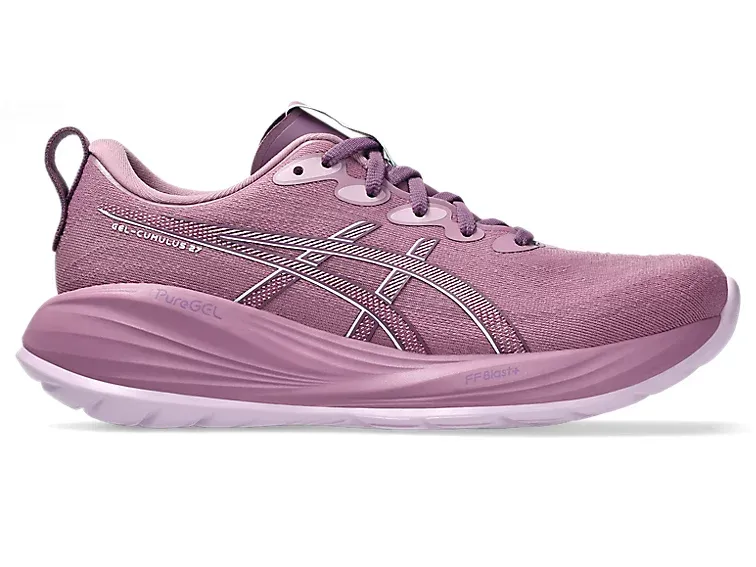 ASICS Women's Gel-Cumulus 27 - White/Light Ube ASICS Women's Gel-Cumulus 27 - White/Light Ube