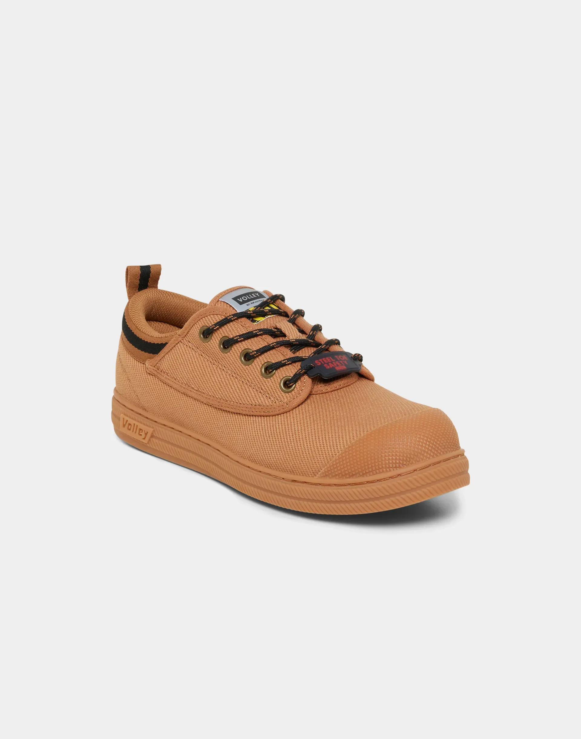 Volley Canvas - Tan/Gum (Steel Cap)