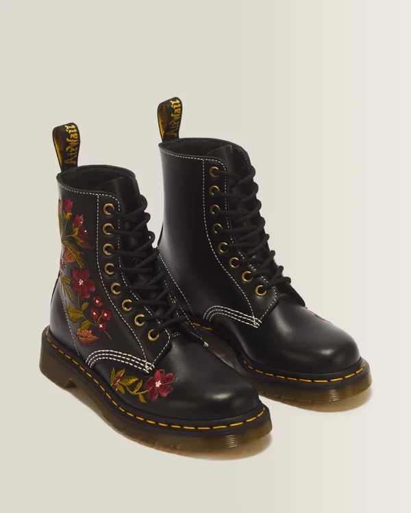 Dr. Martens 1460 Pascal Floral Wanama - Black