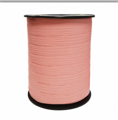 Inpakken - Krullint 10 mm Paperlook Baby Roze Per 3 Meter