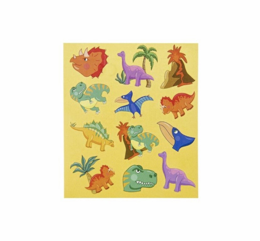 FUN STICKERS – MODEL: DINOSAURUS 10 stks