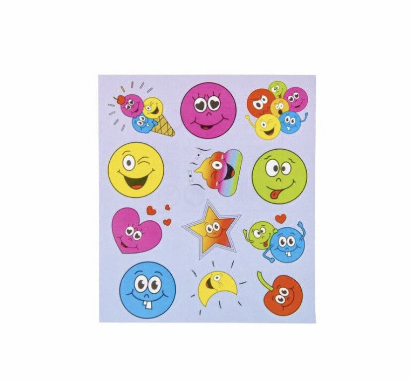 FUN STICKERS – MODEL: SMILEY’S 10 stks