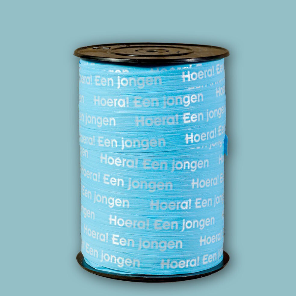 Inpakken : Krullint Hoera! Een jongen 10 mm Per 5 Mtr