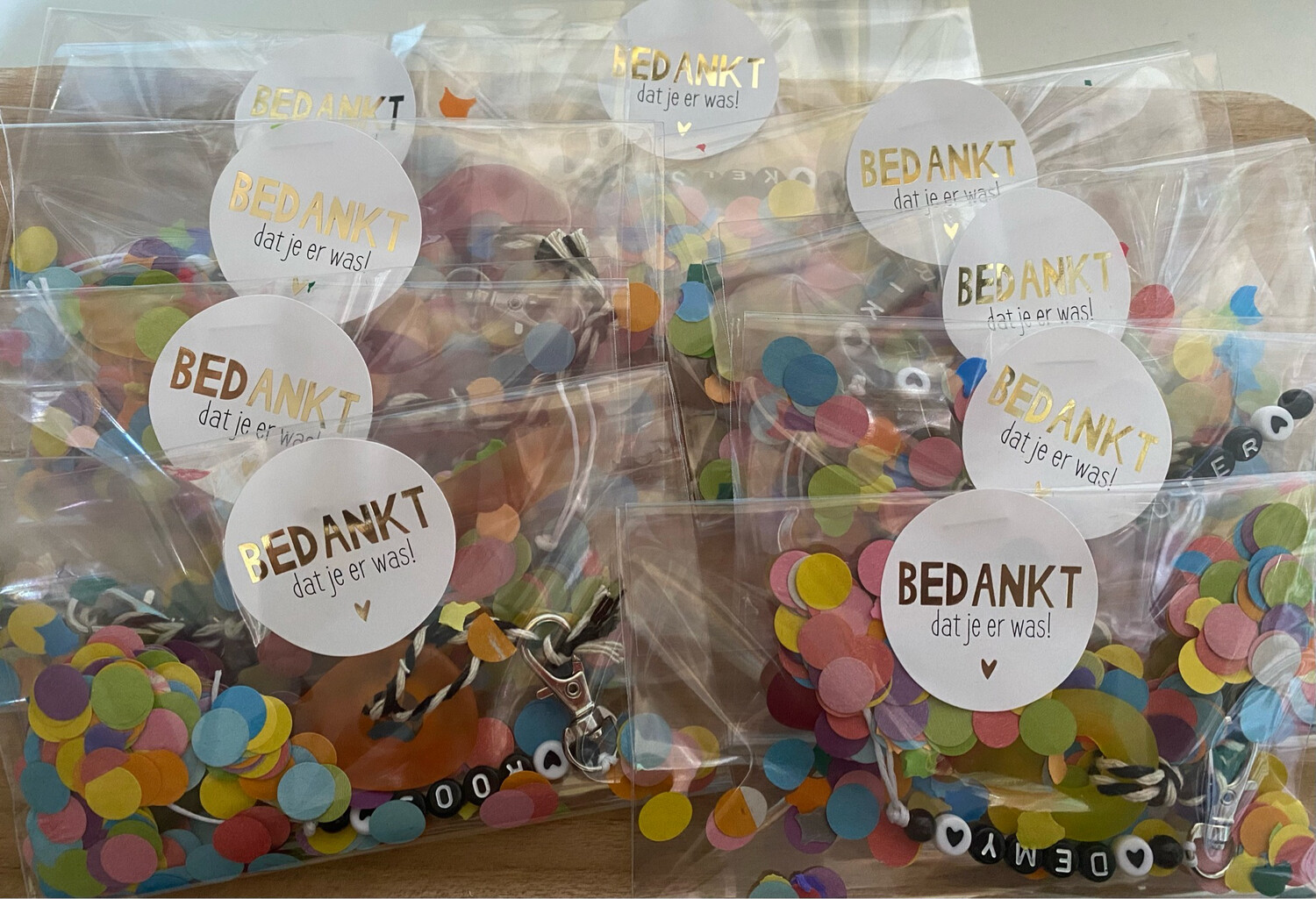 Voorbeeld Traktatie - Naam Sleutelhanger Letterkralen Bedankt Dat Je Er Was