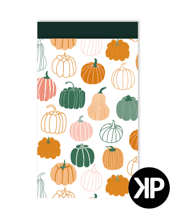 KP® Cadeauzakjes 12x19cm Pretty Pumpkins M Per 5 Stks